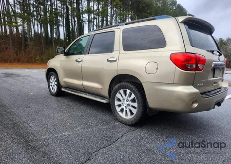 2008 Toyota Sequoia Limited z USA, uszkodzony, nr VIN 5TDZY68A08S006180